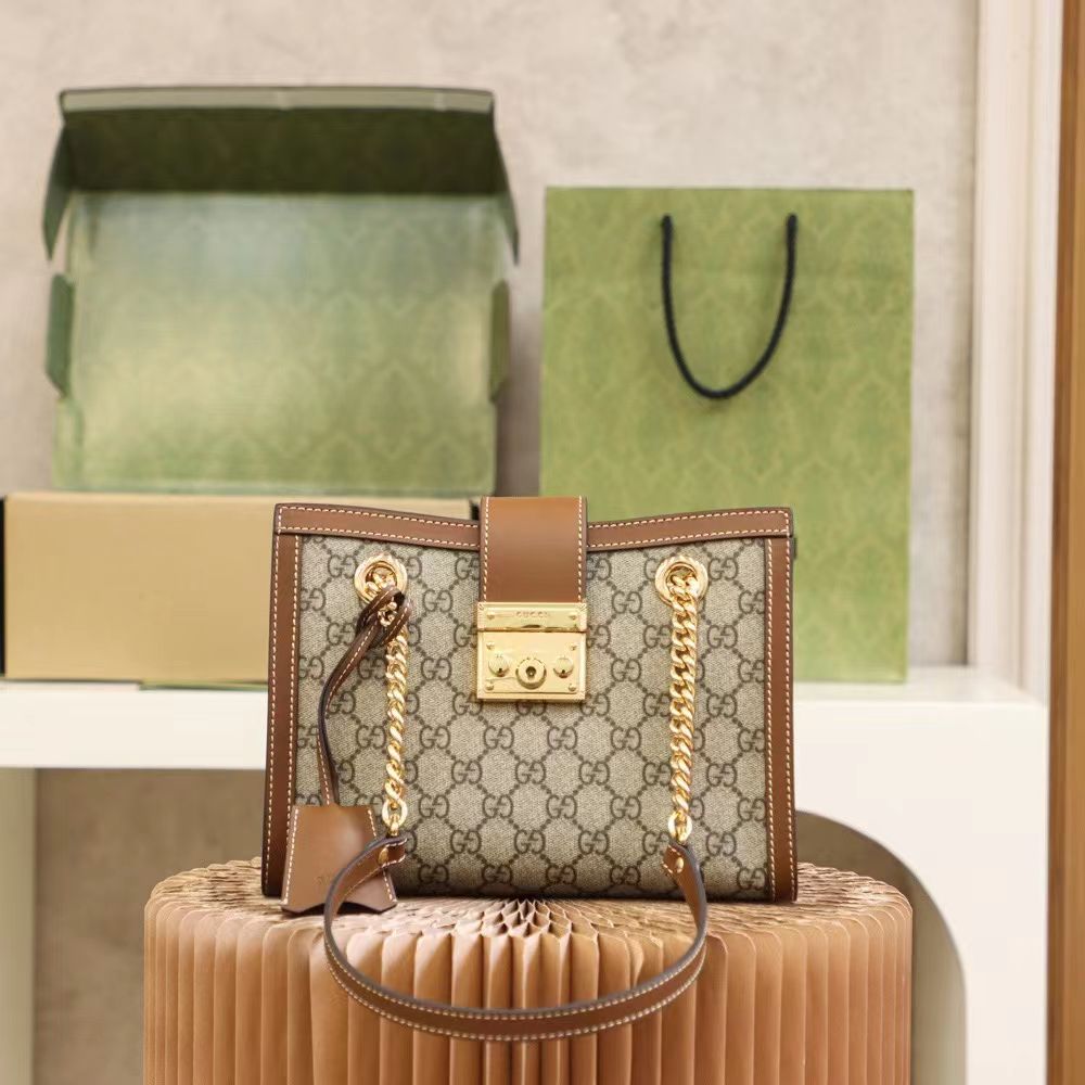 Gucci Padlock Small GG Supreme Shoulder Bag