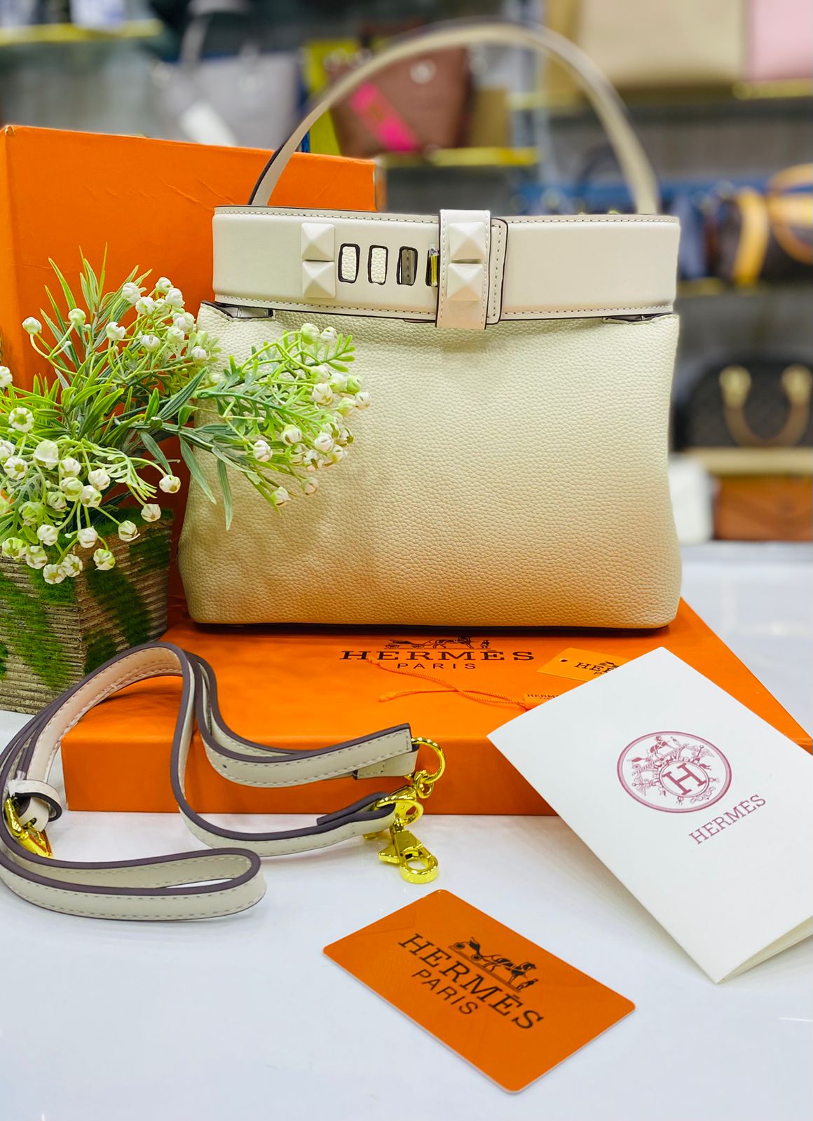 Hermès Médor Clous Handbag