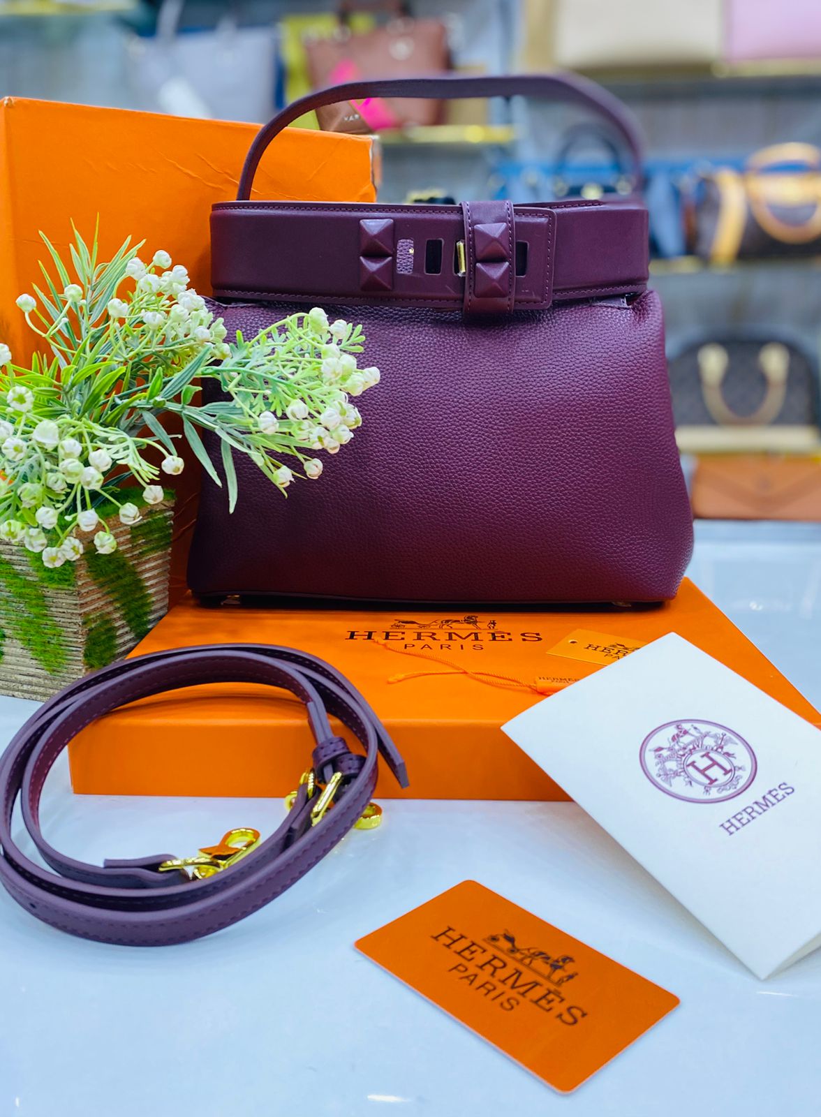 Hermès Médor Clous Handbag