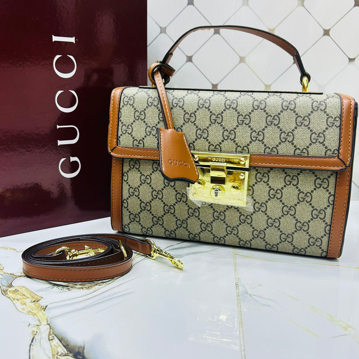 Gucci Padlock Small Top Handle Bag