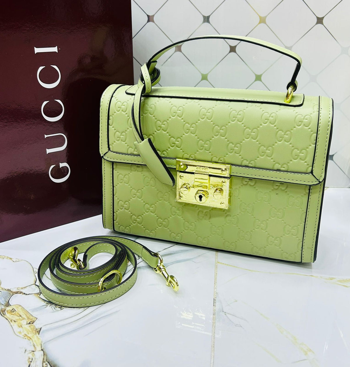 Gucci Padlock Small Top Handle Bag