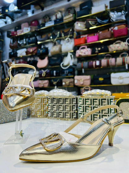 Valentino VLogo Slingback Pumps