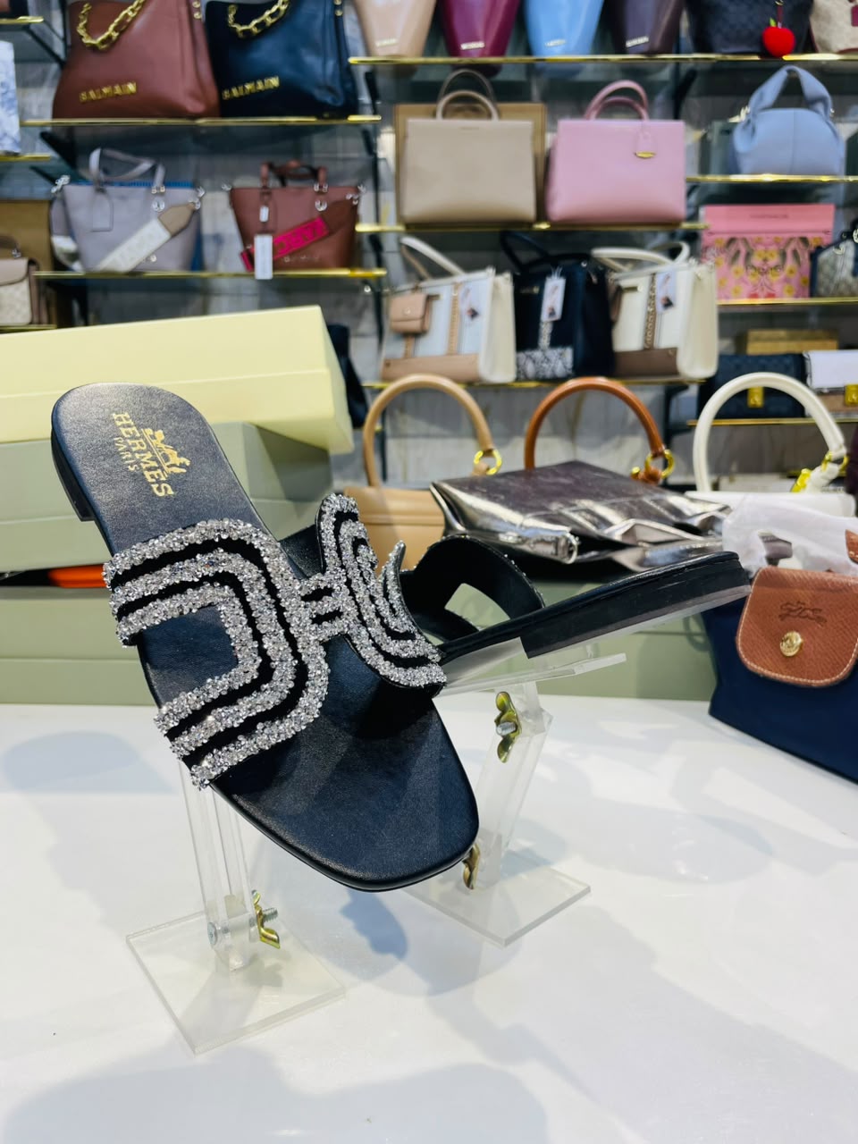 Hermès Oran Flat Slippers