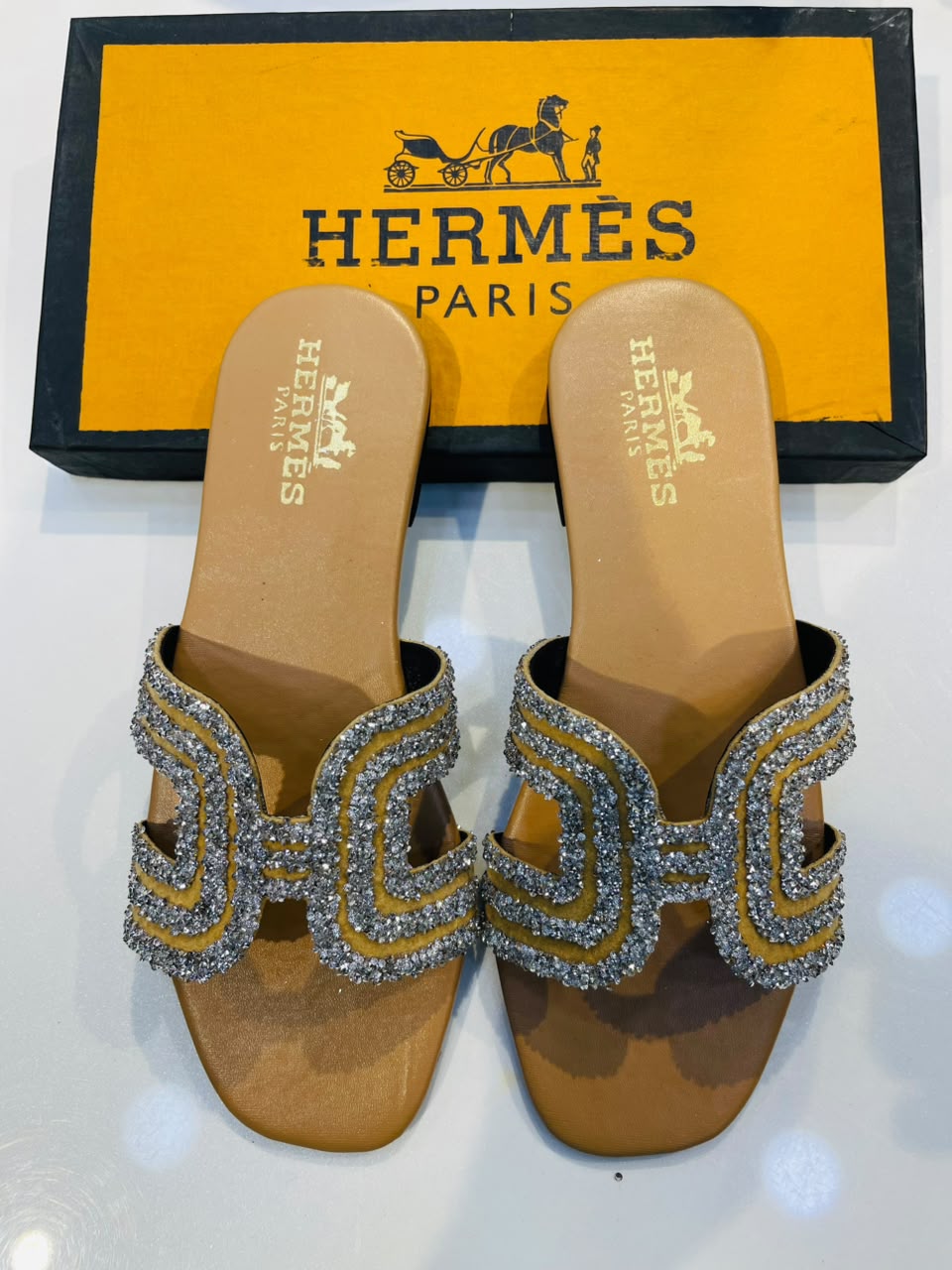 Hermès Oran Flat Slippers