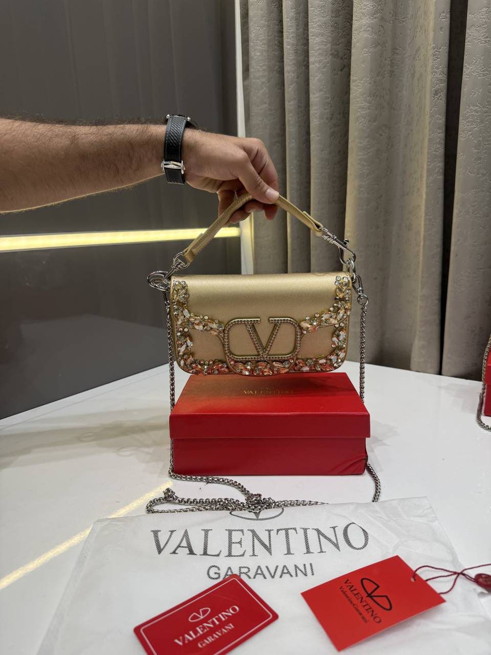 Valentino Garavani Small Locò Crossbody Bag