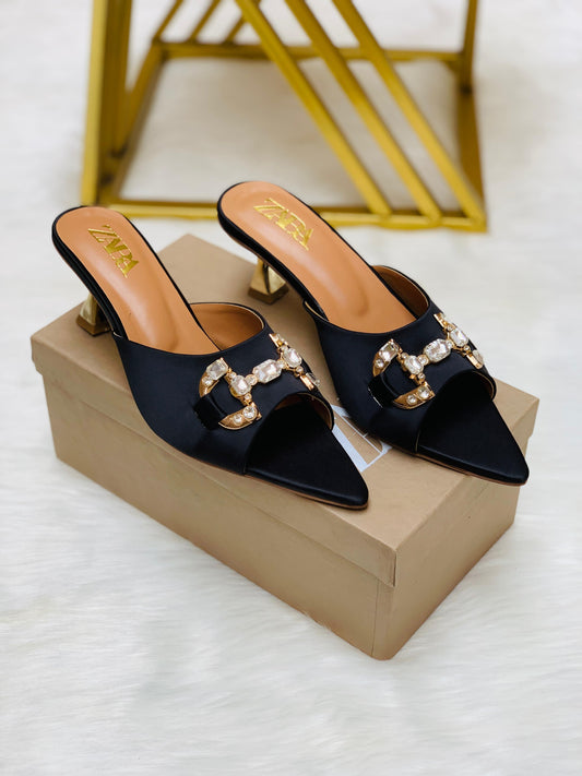 Zara Fancy Pointy Open Heel