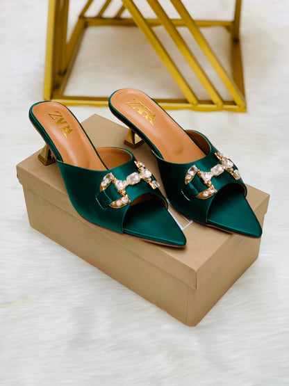 Zara Fancy Pointy Open Heel