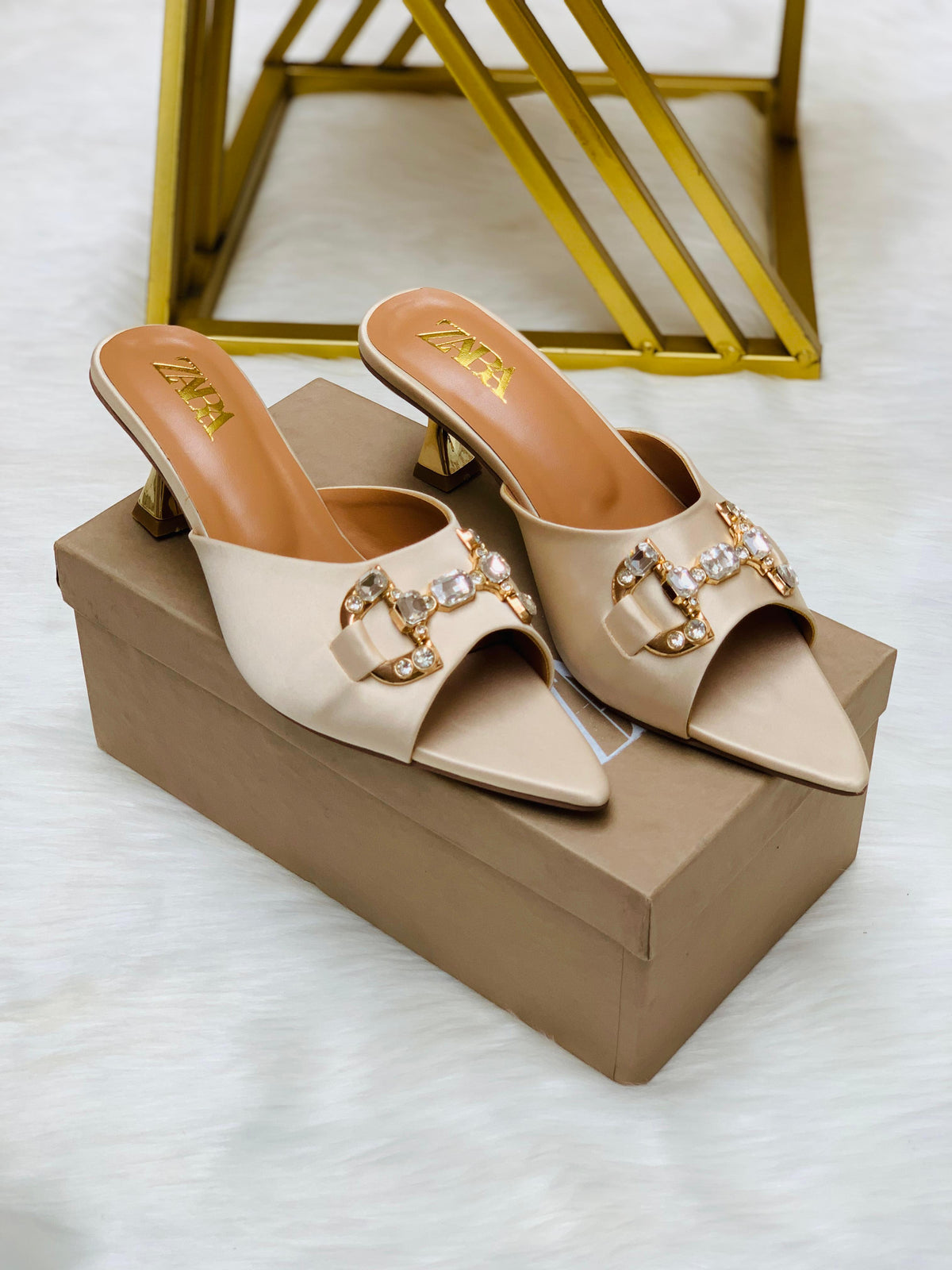 Zara Fancy Pointy Open Heel
