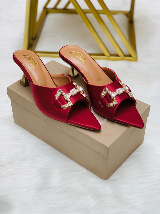 Zara Fancy Pointy Open Heel