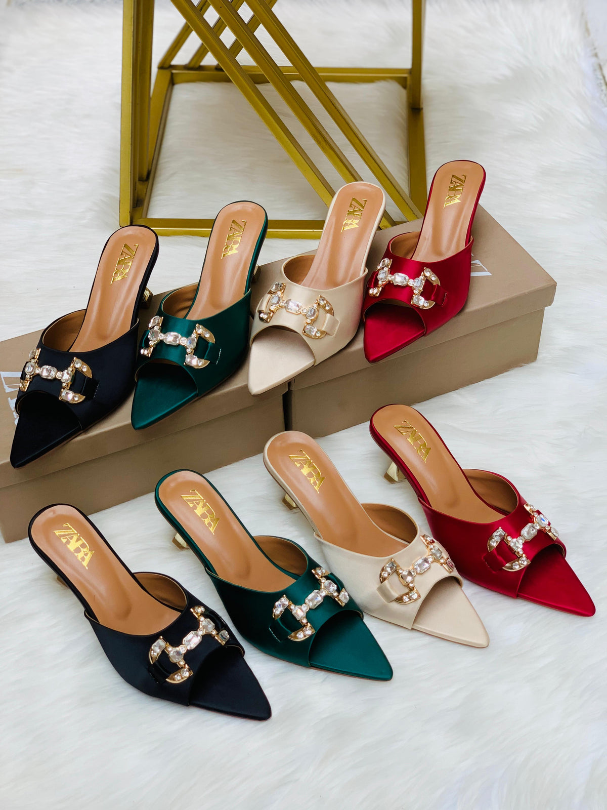 Zara Fancy Pointy Open Heel