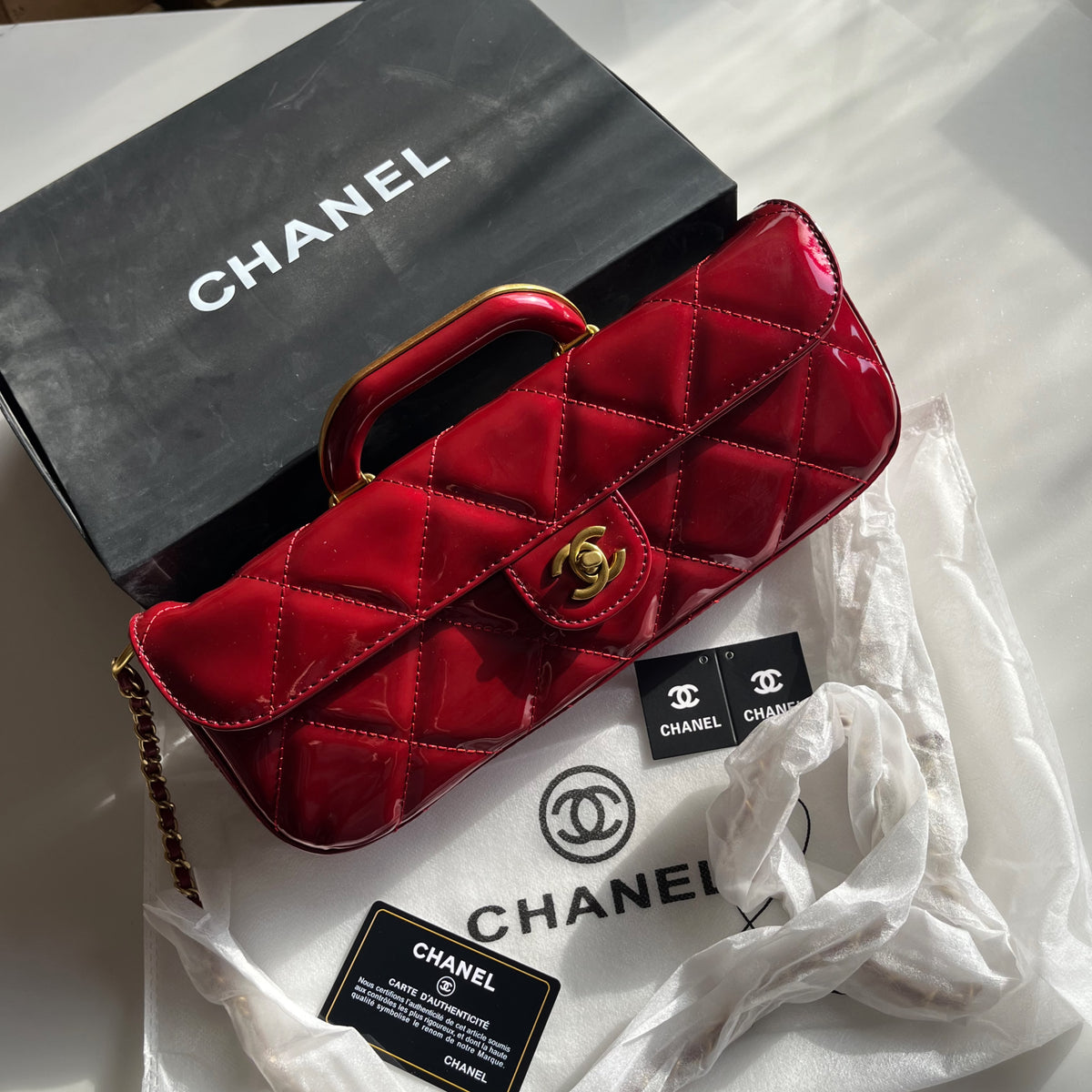 Chanel Handbag with Long Chain