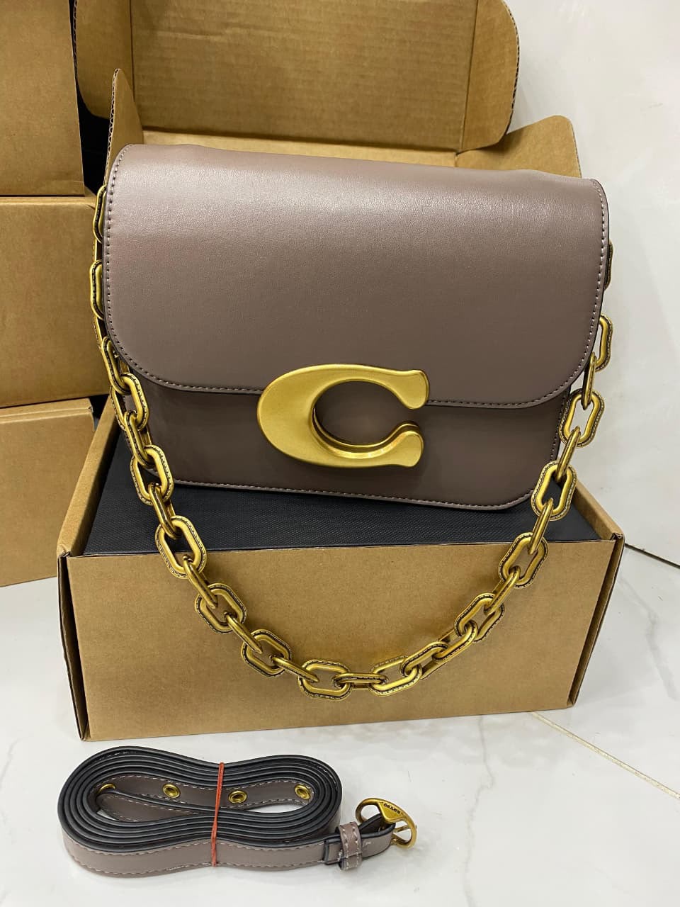 Coach Idol Signature Crossbody Shoulder Bag