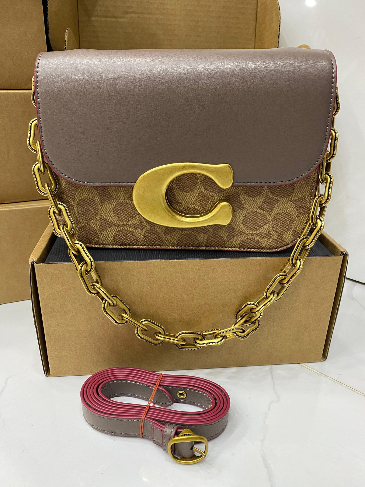 Coach Idol Signature Crossbody Shoulder Bag
