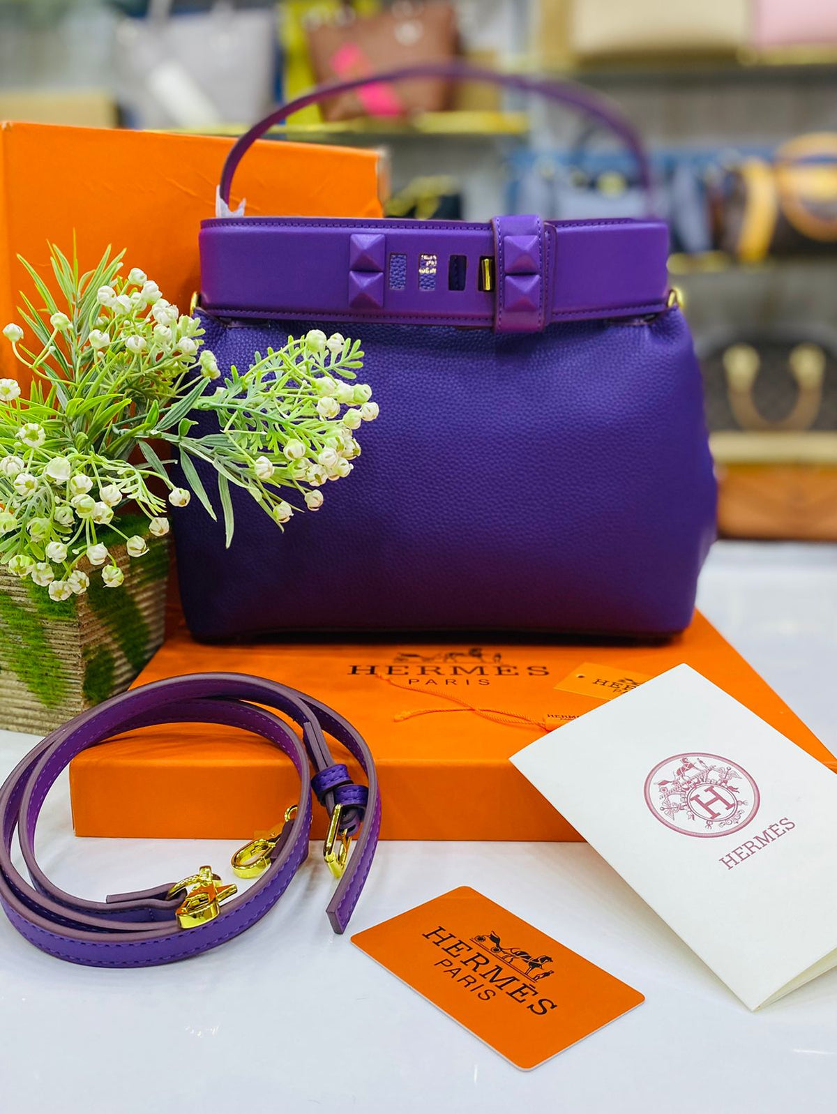 Hermès Médor Clous Handbag