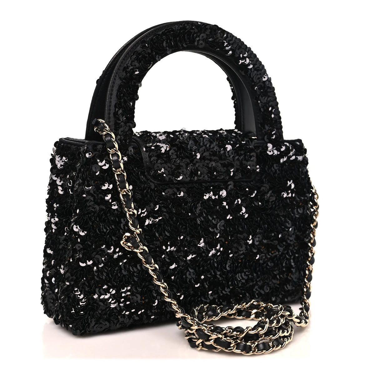 Chanel Mini Nano Kelly Sequin Bag