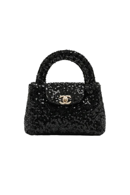Chanel Mini Nano Kelly Sequin Bag