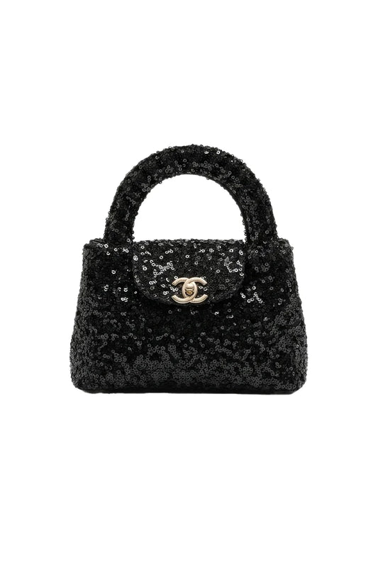 Chanel Mini Nano Kelly Sequin Bag