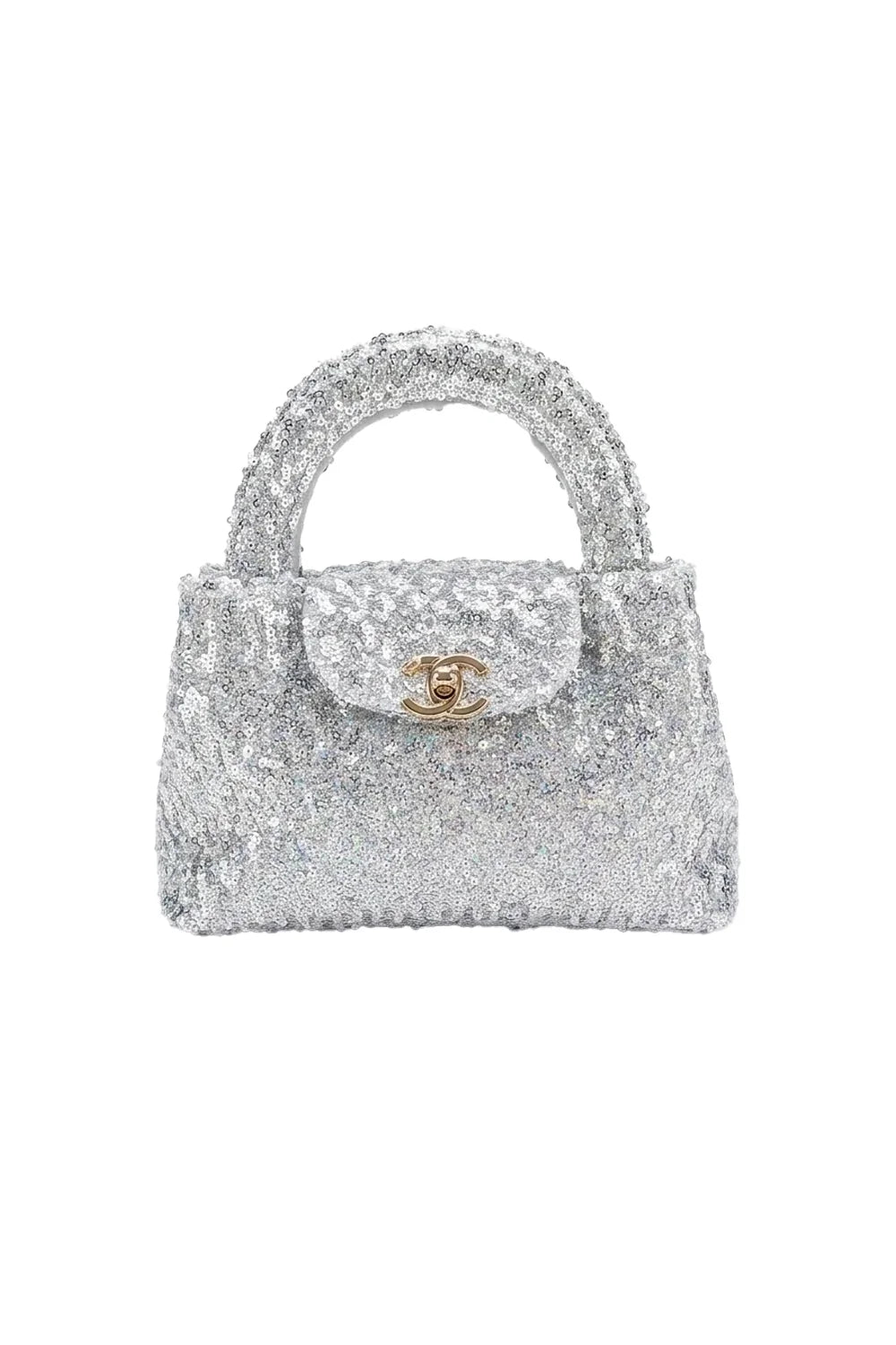 Chanel Mini Nano Kelly Sequin Bag