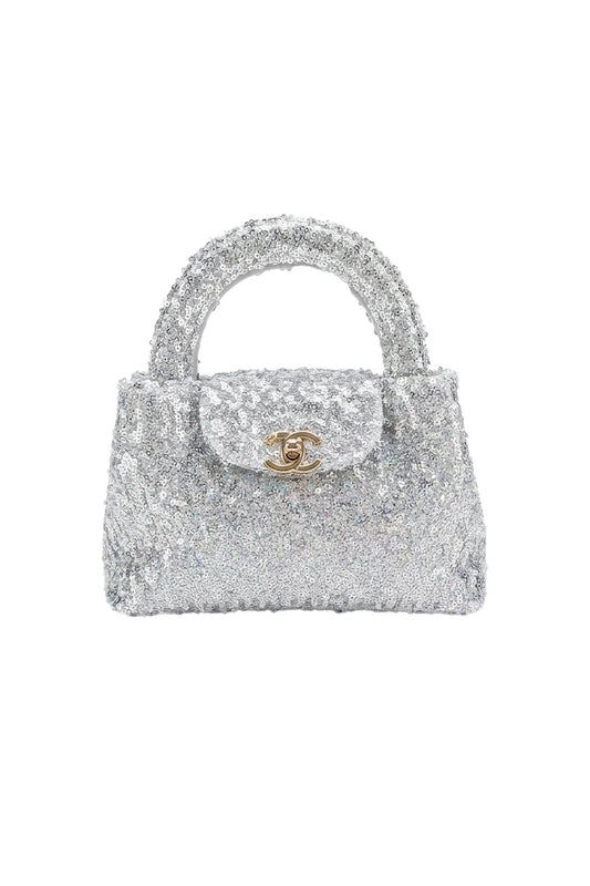 Chanel Mini Nano Kelly Sequin Bag
