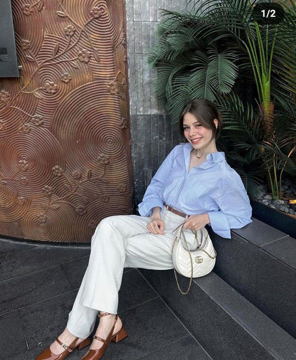 Gucci GG Marmont Half-Moon-Shaped Mini Bag