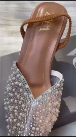 Zara Pearl Heels