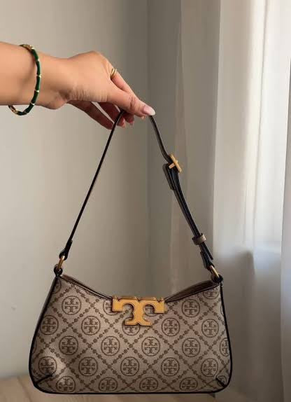 Tory Burch Eleanor Slim Monogram Jacquard Shoulder Bag