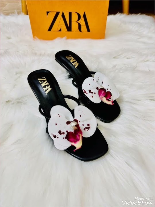 Zara Floral Heels