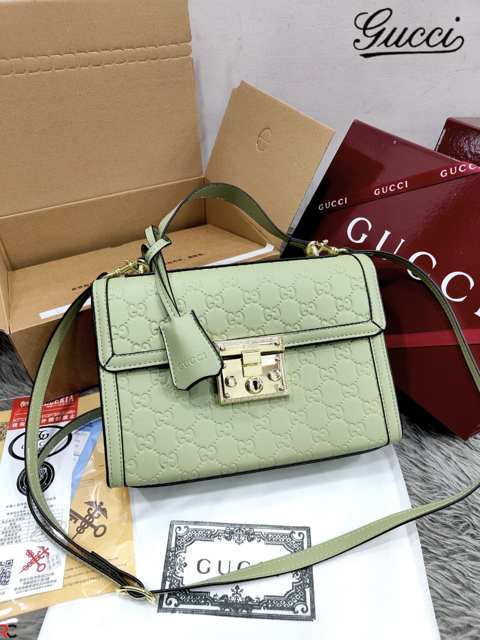 Gucci Padlock Small Top Handle Bag